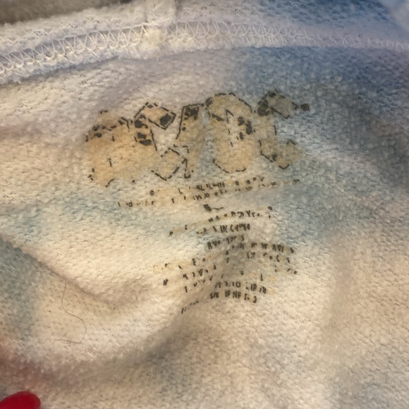 ACDC tie dye sweatshirt hoodie - Picture 3 of 4